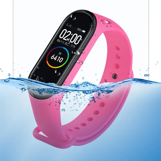Replacement Bracelet for Xiaomi Mi Band 3 4 5 6 7 Strap Silicone Wrist Strap for Miband 3 4 5 6 Wriststrap Smart Watch Band 3