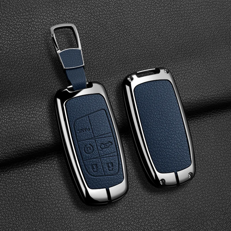 

Чехол-держатель для автомобильных ключей для Jeep WK2 KL BU MP Renegade Grand Cherokee Dodge Ram Charger Challenger Chrysler 300C Journey 5 кнопок