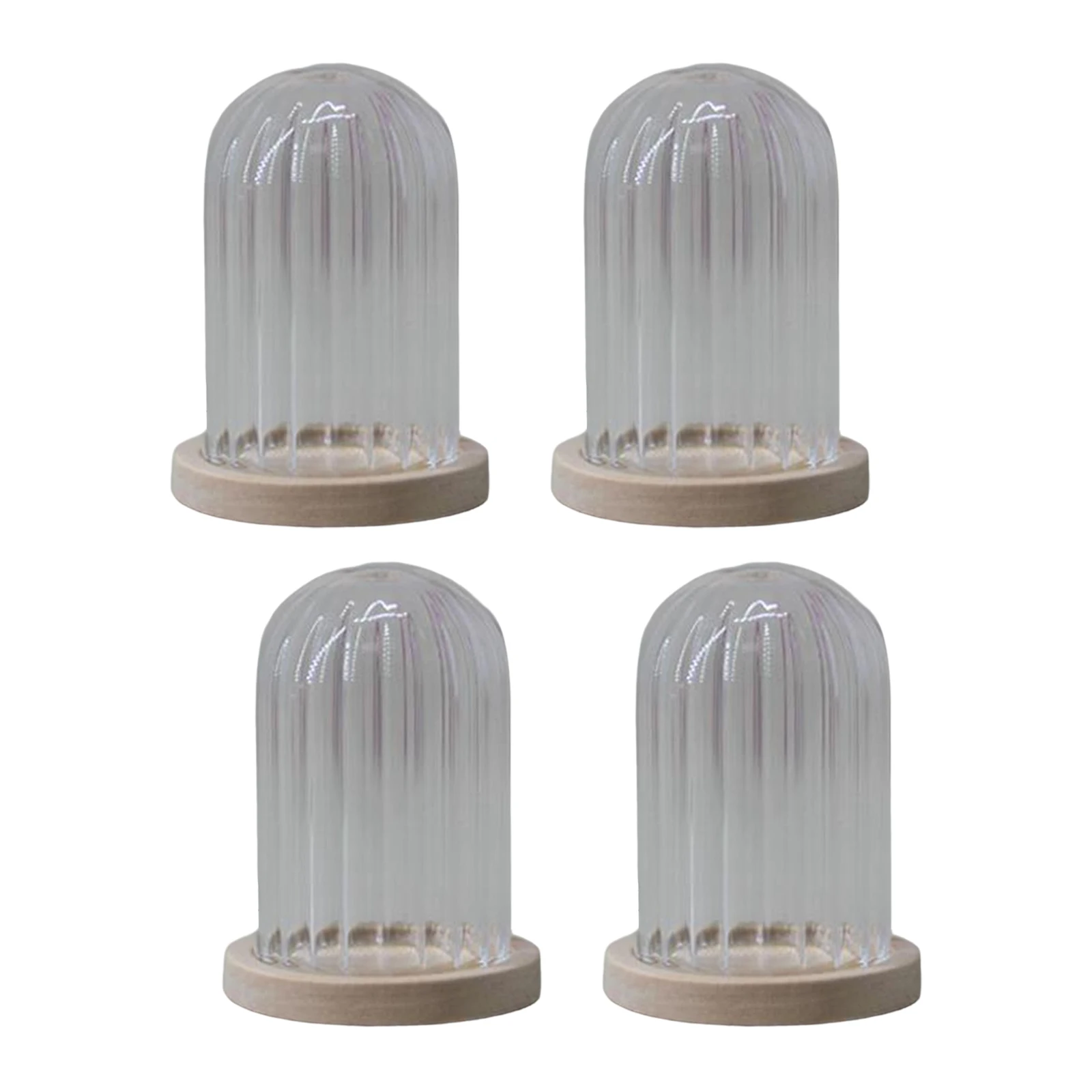 

Стеклянные купола MagiDeal 4 шт.