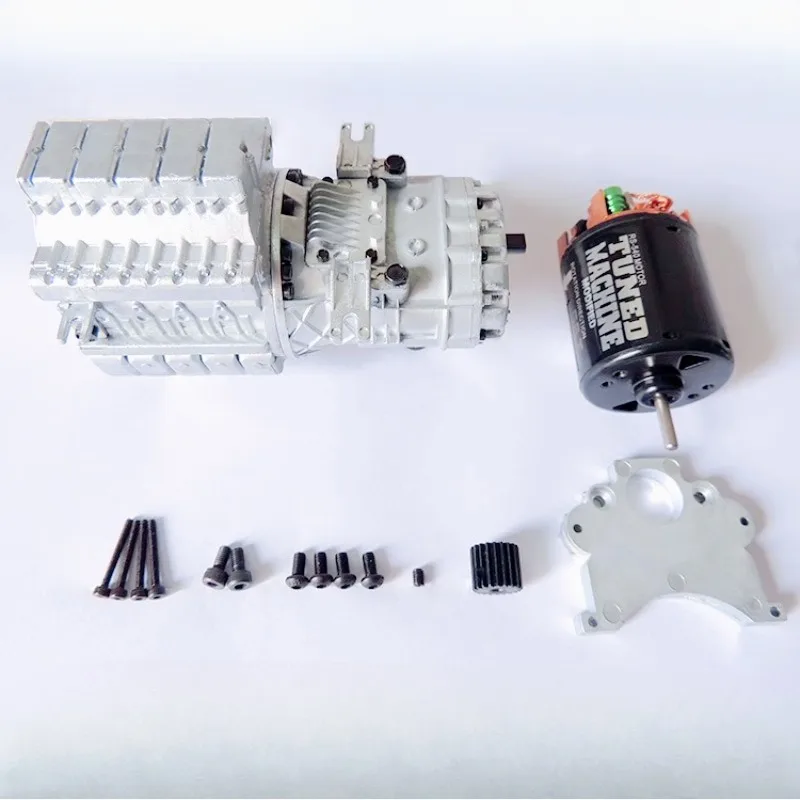 Автоматическая непрерывная переменная коробка передач для 1/14 Tamiya RC Самосвал