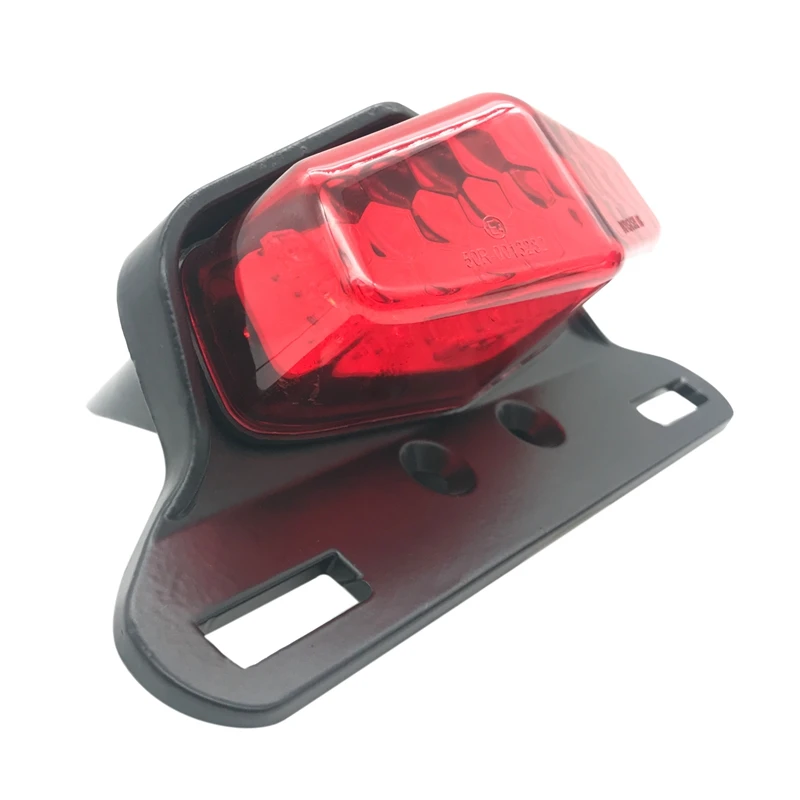 Мотоциклетный светодиодный задний стоп-сигнал Lucas светильник номерного знака