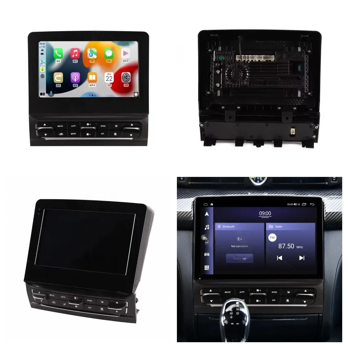 10,5-дюймовый QLED экран Android 14, для Maserati Quattroporte 2013-2016, автомобильный радиоприемник, мультимедийный плеер, навигатор, авто стерео головное устройство (art.: 3920ceffed1f4) - 3920ceffed1f4