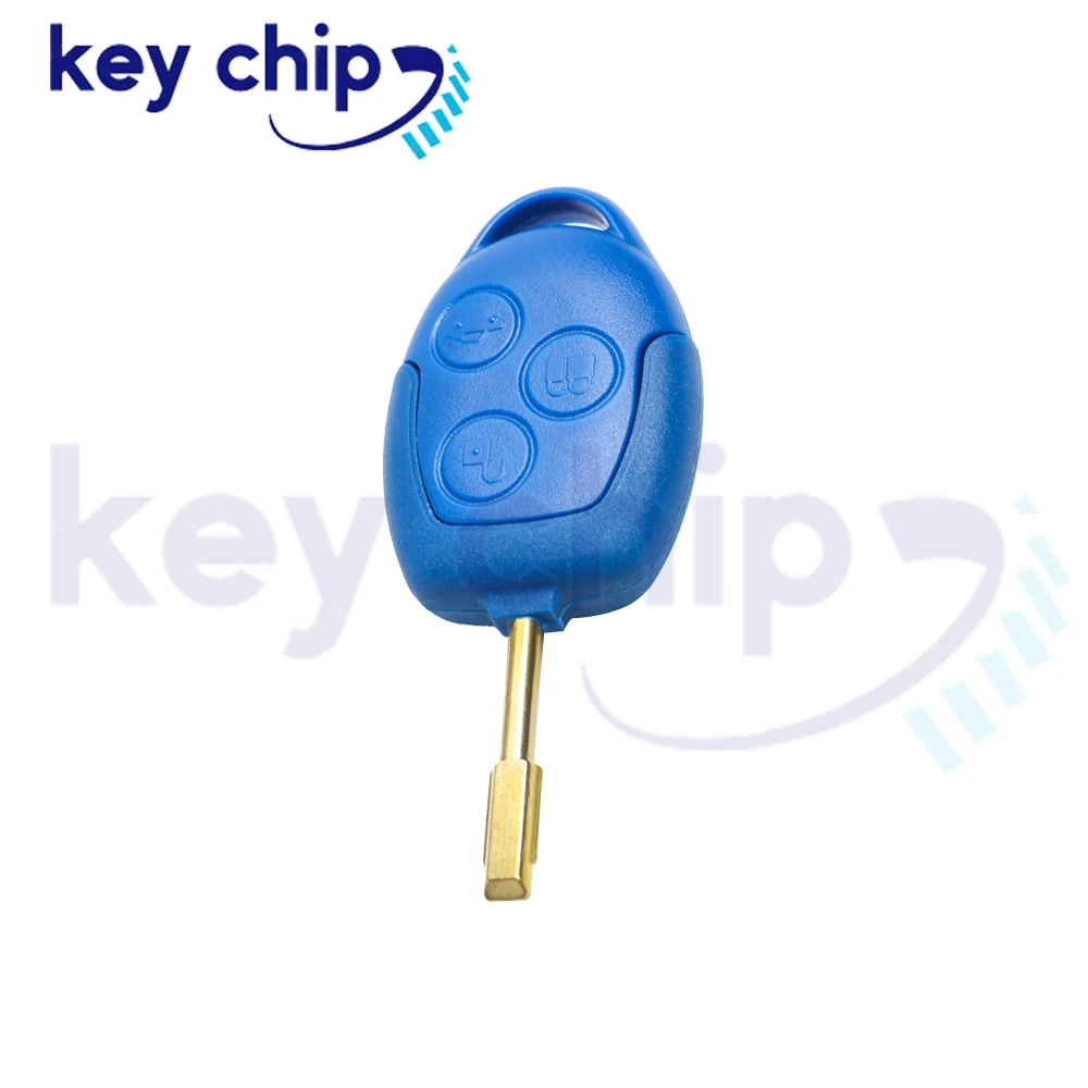 Фото Синий пульт дистанционного управления для Ford Transit 2006-2014 433.92MHz ASK 4D-63 CHIP DST40 6CIT15K601 VISTEON №2