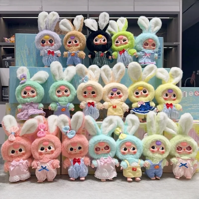 Baby Three Macaron Little Rabbit Series слепая коробка Tide Play рюкзак кулон кукла загадочная Kawaii