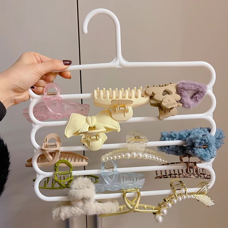 

Pants Hangers Holders Multifunction Trousers Hanger Storage Rack Clothes Hanger Tie Scarfs Belt Towel Anti-Slip Magical Hanger