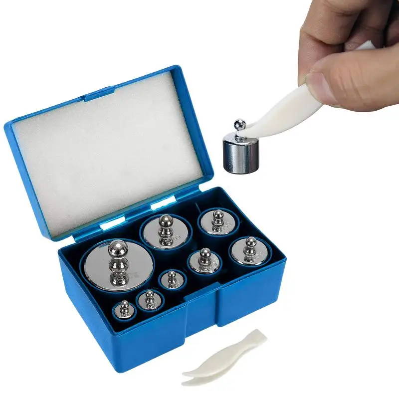 

Chrome Calibration Weights Set Calibration Weight With Storage Case 10g 20g 20g 50g 100g 100g 200g 500g Gram Weights For