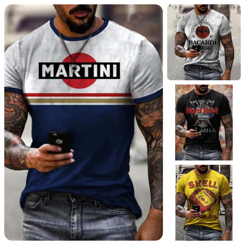 

Summer Man Fashion T Shirt Harajuku Men's 3D Printing Casual Sports T-shirt O-Collar Tops Men Clothes Casual Short Sleeve