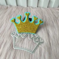 new double crown cutting die mould scrapbook decoration embossed photo album decoration card making diy handicrafts