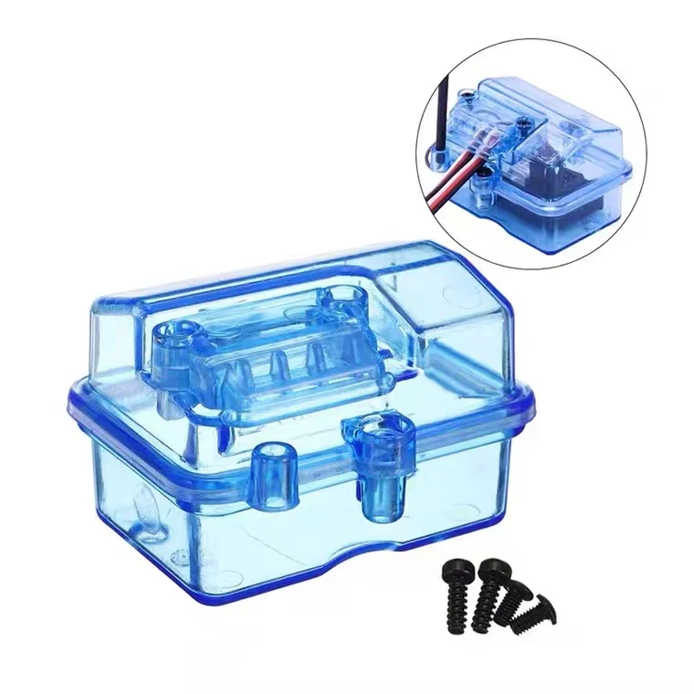 

1pcs New Hot Blue Plastic Waterproof Receiver Receiving Box for Huanqi727 / Slash RC Car Remote Control Accesory