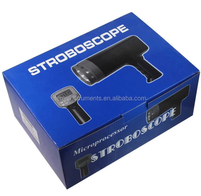 Перезаряжаемый жидкокристаллический стробоскоп 10 000 Па 50 ~ 12000 FPM
