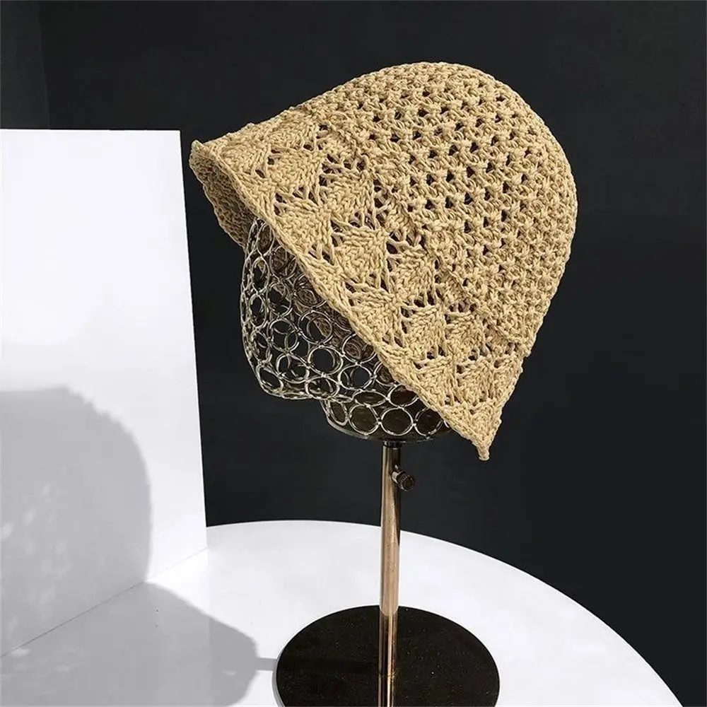 Дышащая Солнцезащитная шляпа для отдыха с защитой от УФ-лучей рыбацкая ажурным