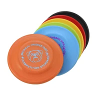 interactive dog flying discs soft tpr durable material fly saucer toy for dogs outdoor activity training