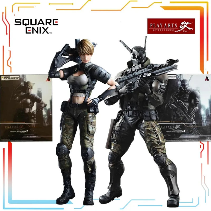 Фото SQUARE ENIX PLAY ARTS модифицированная Готовая подвижная кукла Apple Nuclear War Chronicles Аниме Фигурка Модель Игрушки Подарки для мальчиков №1