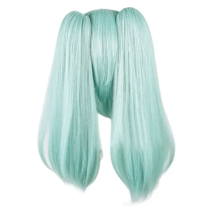 Аниме Киберпанк Edgerunners Rebecca Косплей Парик Becca Мятно-зеленый Длинный зажим для