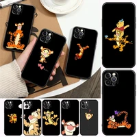 phone case for apple iphone 11 12 13 pro max 7 8 se xr xs max 5 5s 6 6s plus soft silicone case cover anime cartoon tigger