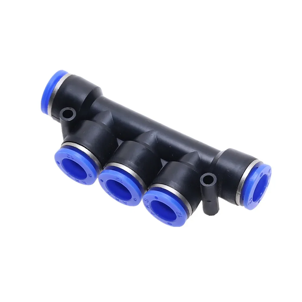 Пневматические фитинги PK 4 мм 6 8 10 12 5-ходовой быстрый соединитель для воздушных