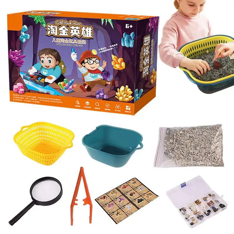 

Набор драгоценных камней, драгоценный камень, драгоценные камни для детей, драгоценные камни для экскаватора, большой шток, научный подарок...