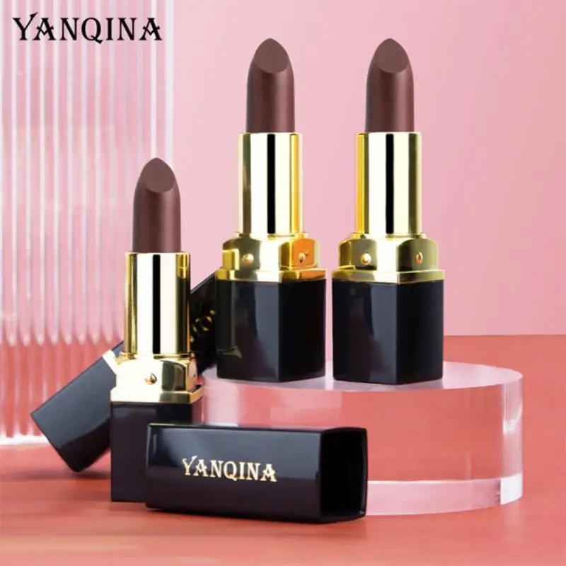 NEW Yanqina Blue Witch Color Changing Lipstick Non Staining Cup Non Fading Black Rose Lip Glaze Mini Portable Brillo De Labios