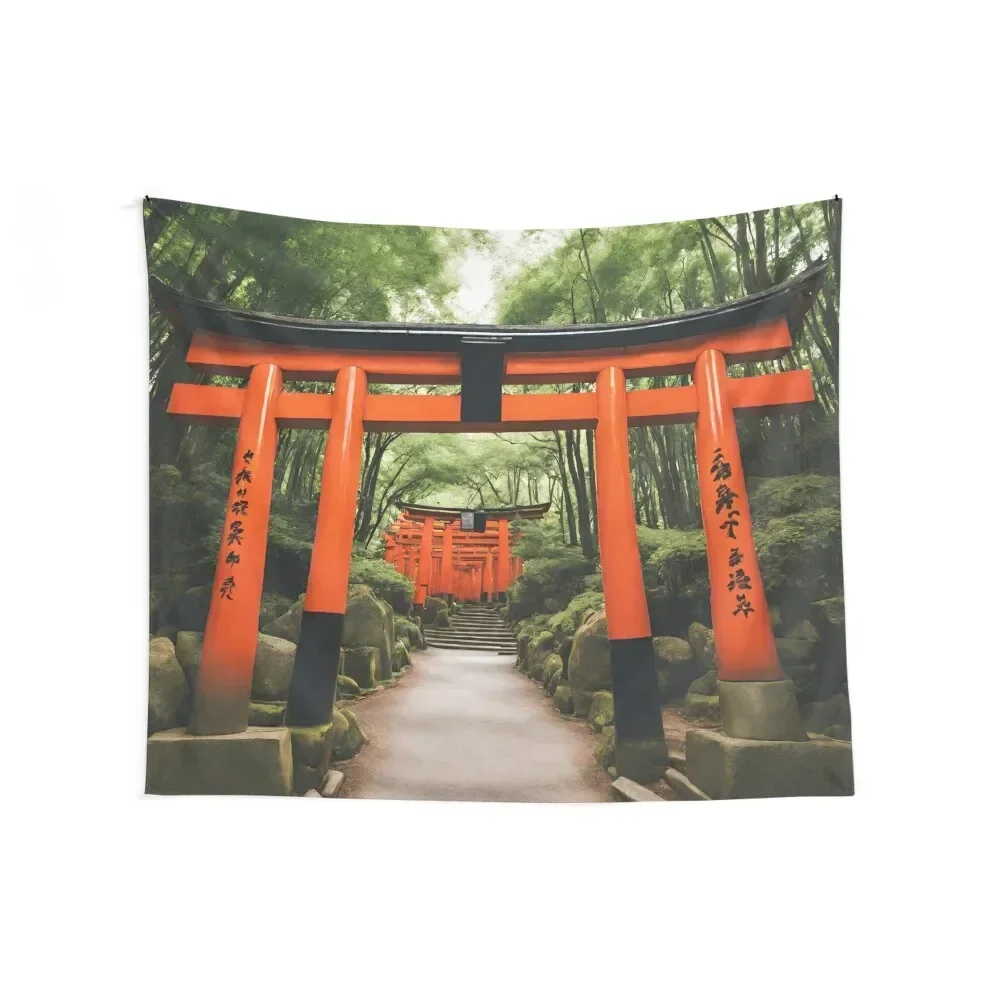 Fushimi Inari Taisha-гобелен в японском стиле декоративные настенные принадлежности для