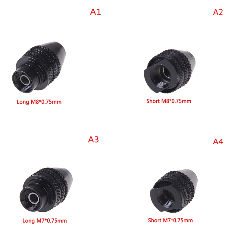 

4 типа многоключевой патрон для роторных инструментов 0,3-3,2 мм сверлильные патроны