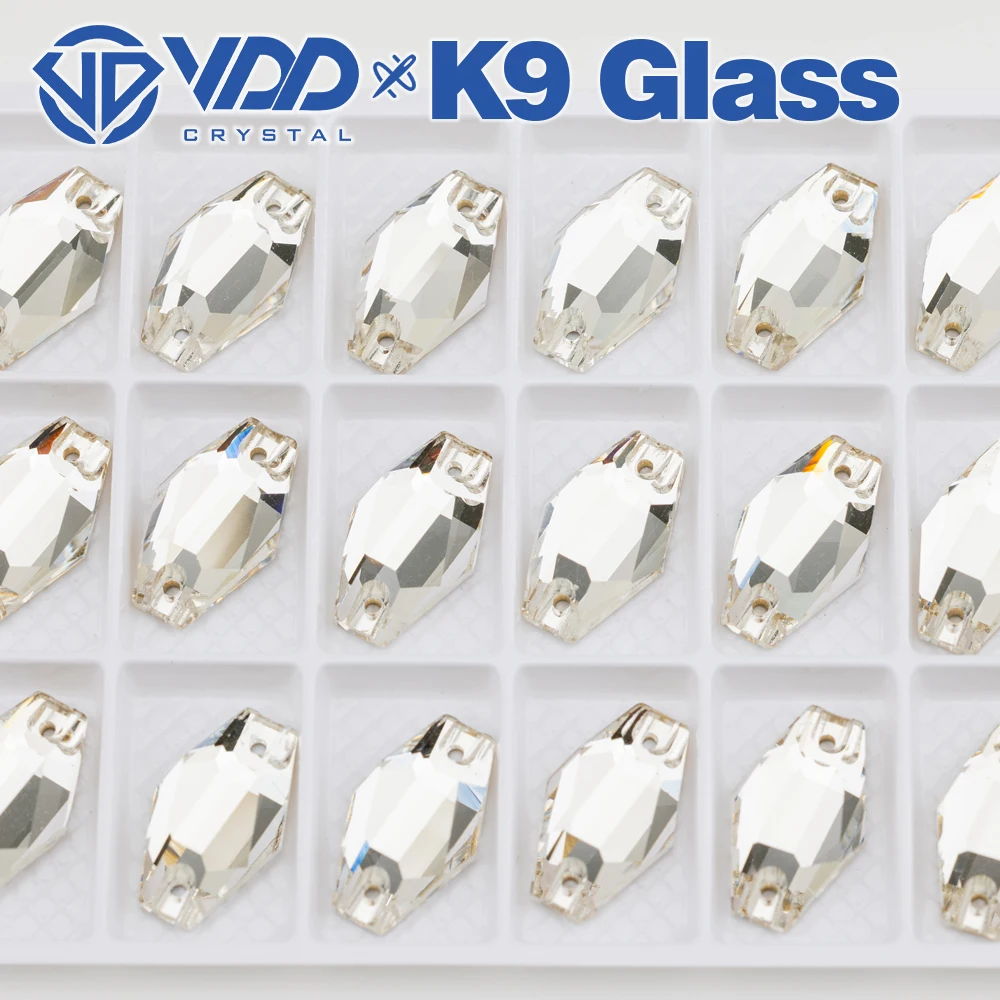 VDD шестигранник высшего качества AAAAA K9 стекло пришить стразы кристаллы шитье