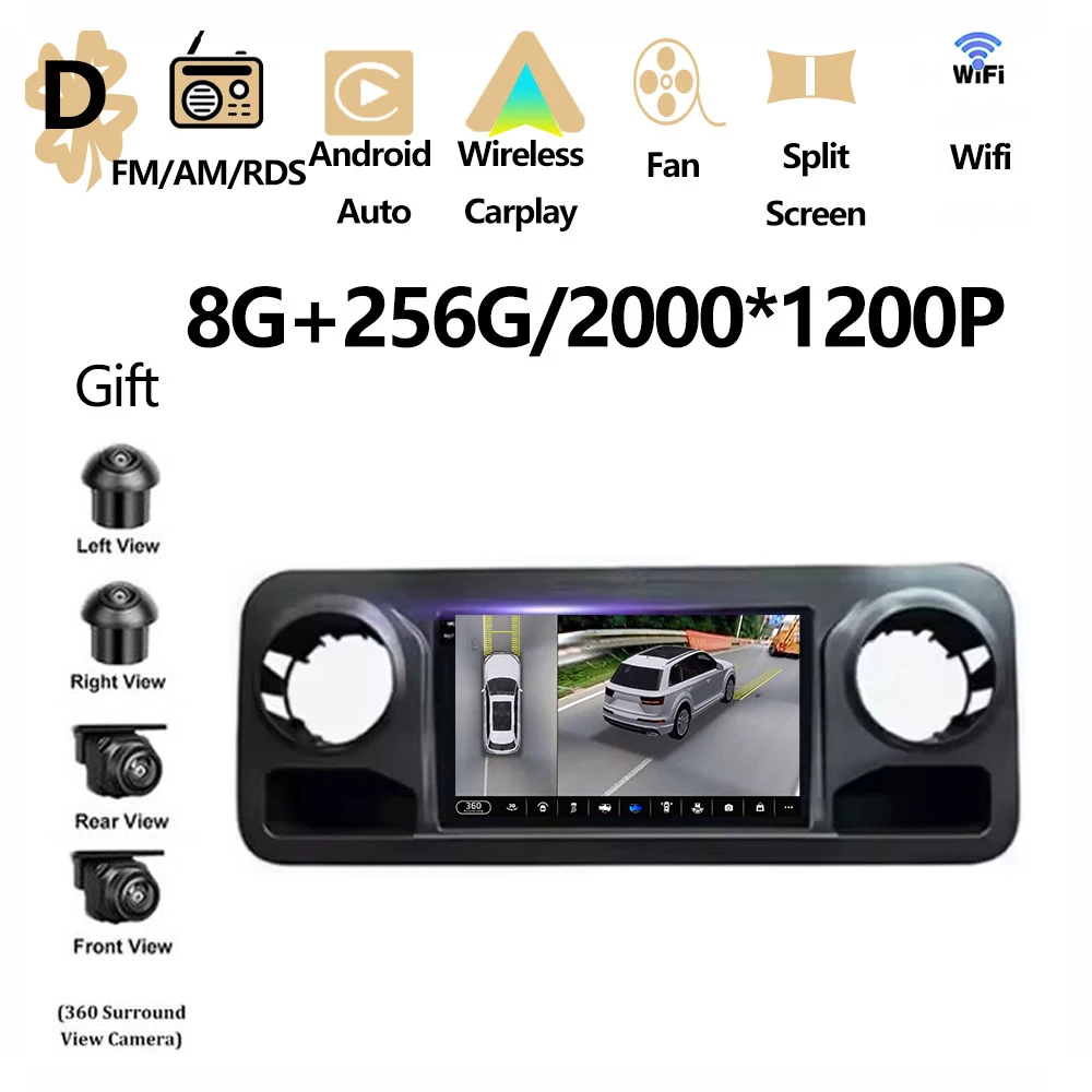 

Автомагнитола на Android для Mercedes Benz Sprinter Spinway W907 2018-2021, автомобильное радио, GPS-навигация, мультимедийный видеоплеер, инструменты