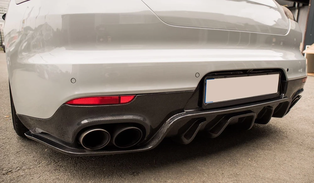 Задний бампер из углеродного волокна автомобильный диффузор для Porsche Panamera 970 GTS