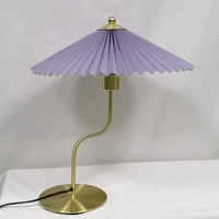 electric lamp table bed room iron light fabric bedroom modern hotel vintage table lamp