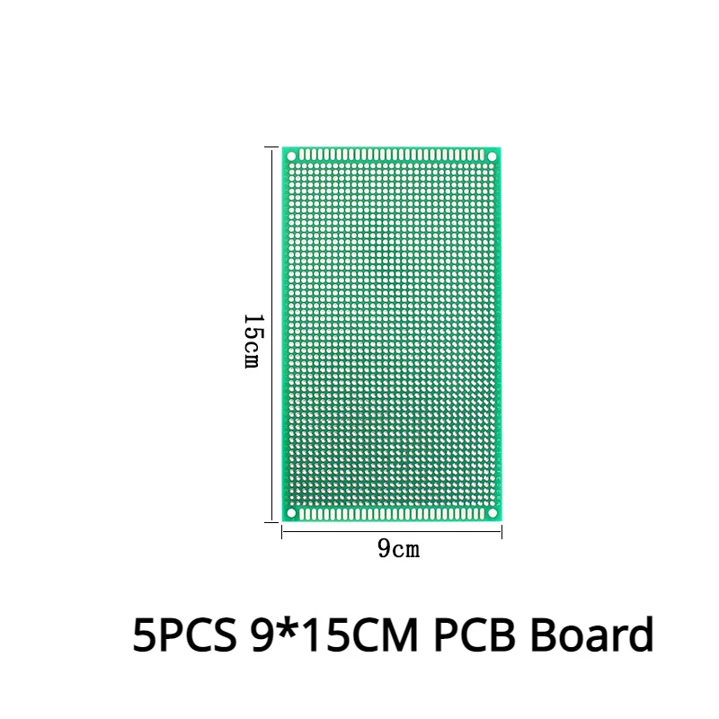 

5 шт., двусторонняя печатная плата, 9 х15 см