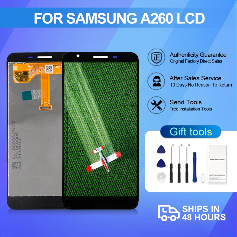 

ЖК-дисплей 5,0 дюйма A260 для Samsung Galaxy A2 Core, сенсорный экран с дигитайзером в сборе, A260F, A260G, с инструментами, 1 шт.