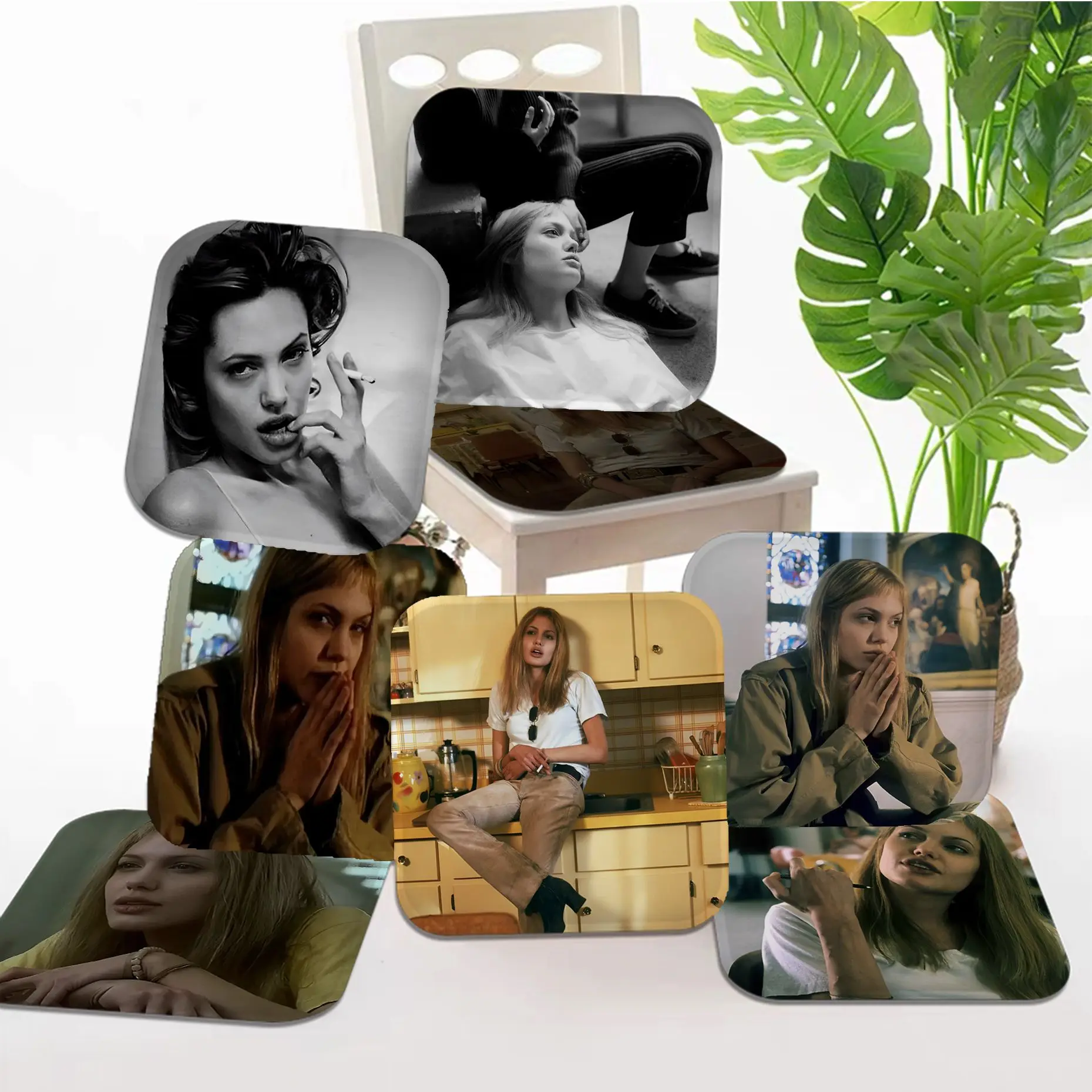 

G-GIRL, I-INTERRUPTED Cushion Mat Square Dining Chair Cushion Circular Decoration Seat For Office Desk Cushions Home Decor