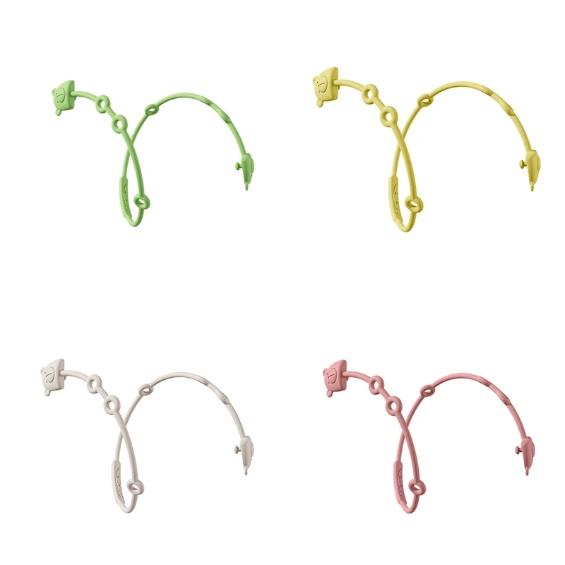 

Силиконовая цепочка для соски-пустышки с защитой от потери, ремешок для соски, игрушка для прорезывания зубов GXMB