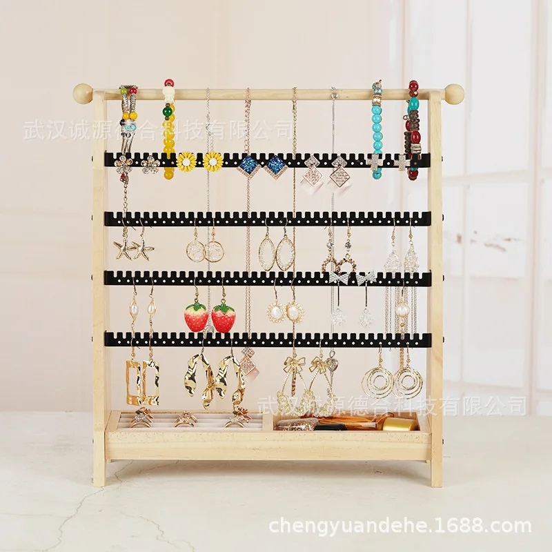 Jewelry Necklace Display Earrings Jewelry Rack Disassembly Jewelry Display Props Ring Storage Box Ring Box