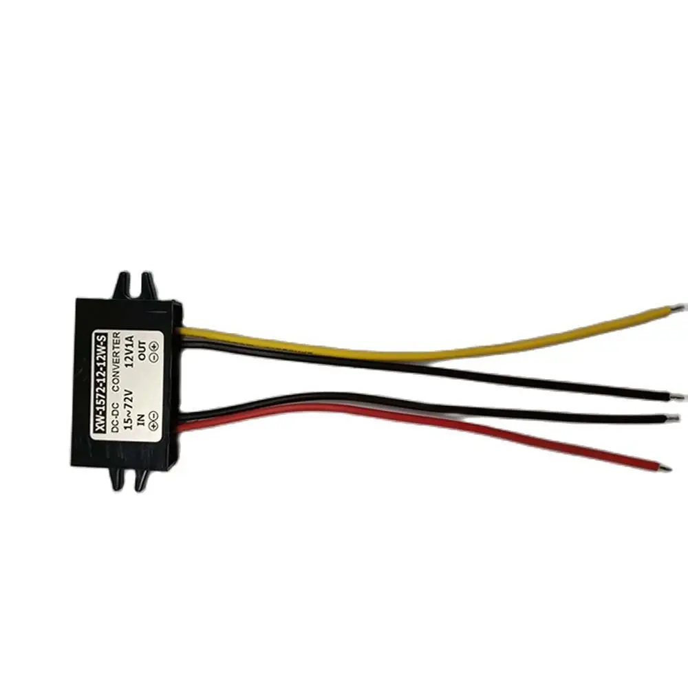 DC 15V-72V до 12V 1-1.5A 12W Step Down Voltage Блок питания Выходной адаптер Автомобильный