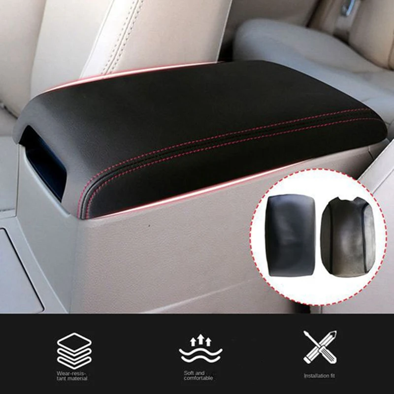 Для Toyota Camry 2012-2017 автомобильная кожаная консоль из микрофибры подлокотник панель