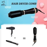 new hair dryer hot air brush electric comb hair curler straightener brush ion styling tools blow dryer brush hair volumizer