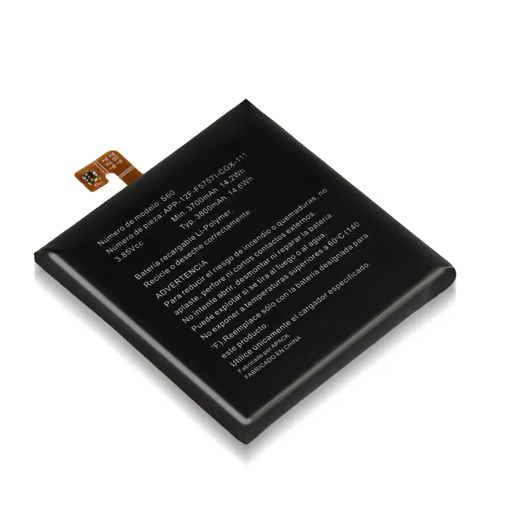 

NEW2023 Original Replacement Battery For Caterpillar Cat S60 S50 S40 S30 S41 APP-12F-F57571-CGX-111 Genuine Battery 3800mAh