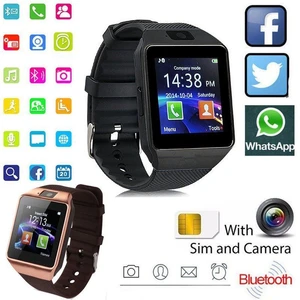digital touch screen smart watch dz09 q18 bracelet camera bluetooth wristwatch sim card smartwatch ios android phones support free global shipping