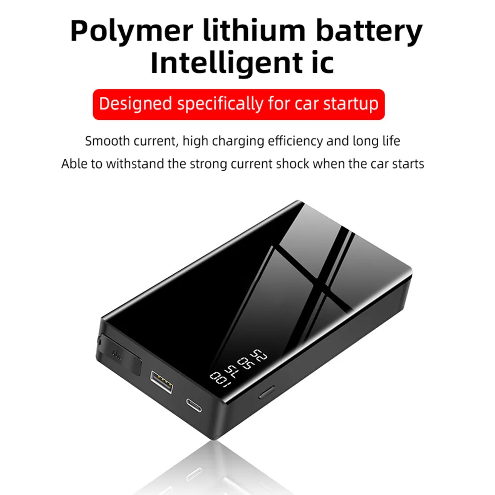 

Автомобильное пусковое устройство 12 В, внешний аккумулятор 20000 мАч, портативное зарядное устройство, Аккумуляторный бустер для 3,5л бензинов...