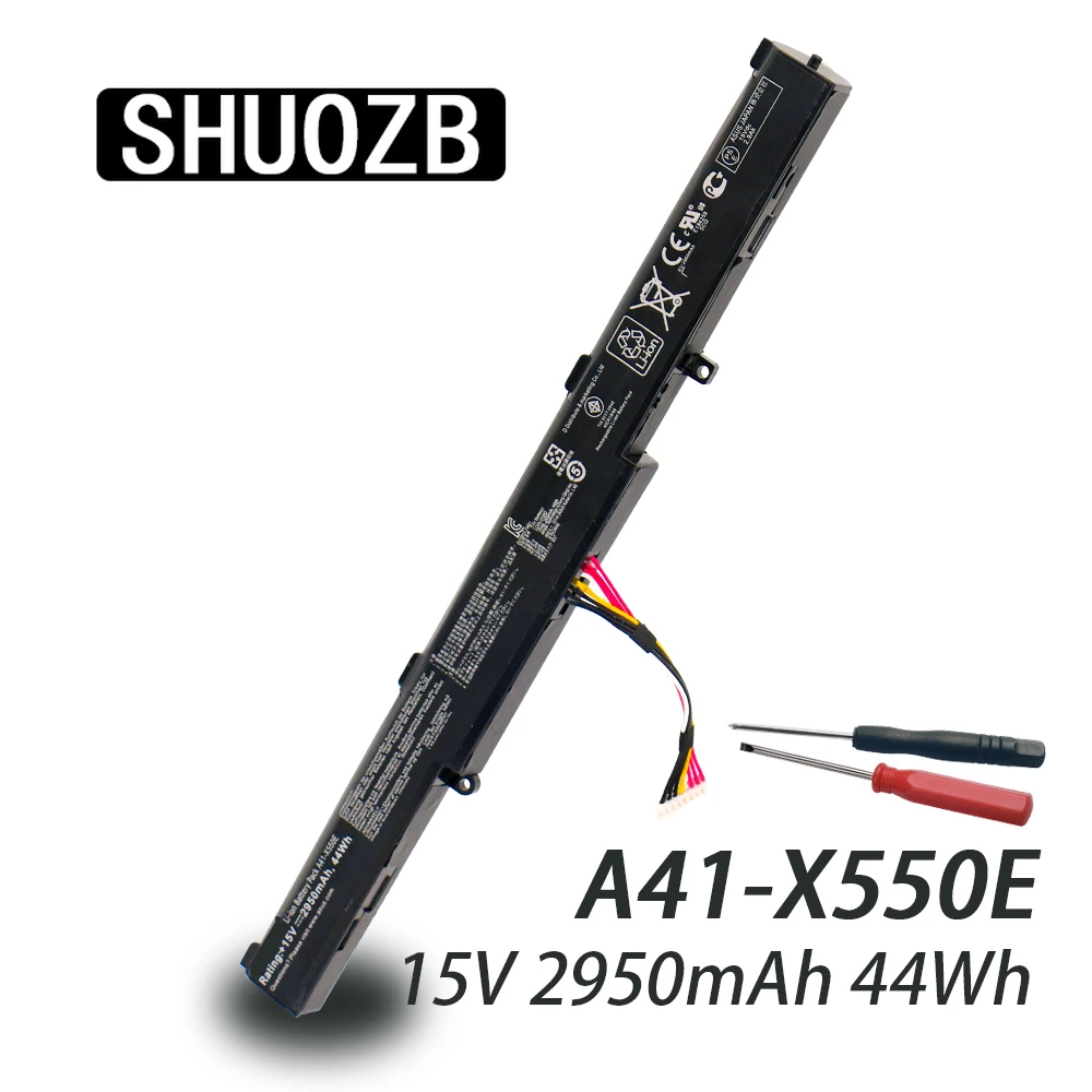 

Аккумулятор A41-X550E для ASUS A450, A450C, A450E, K550D, K550DP, D451V, X550DP, X550D, F550D, R752LJ, R752LD, R752LB, R752M, R752L, R751J, P750L