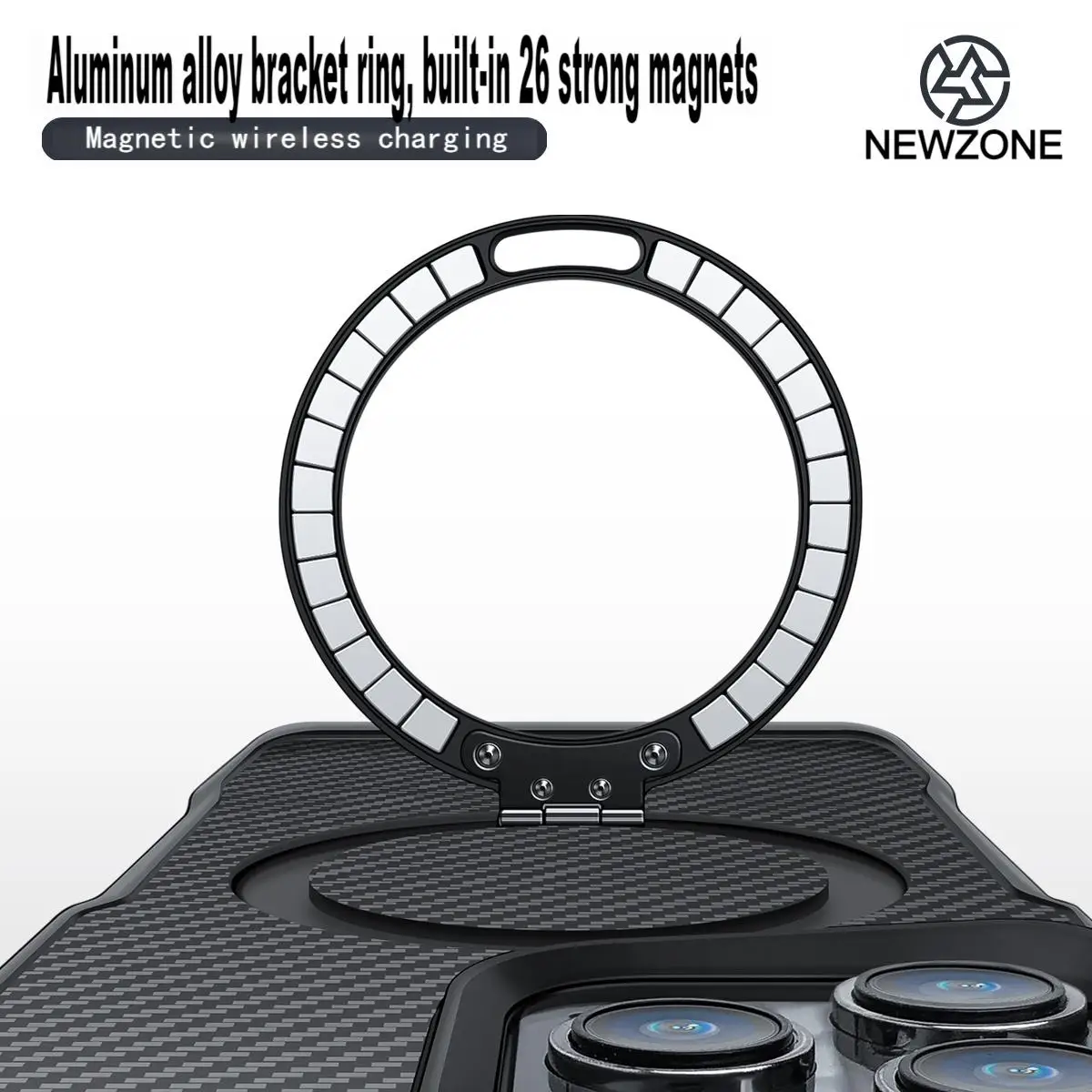 Суперроскошный Магнитный чехол из углеродного волокна для телефона Iphone 15 14 13 12 Pro