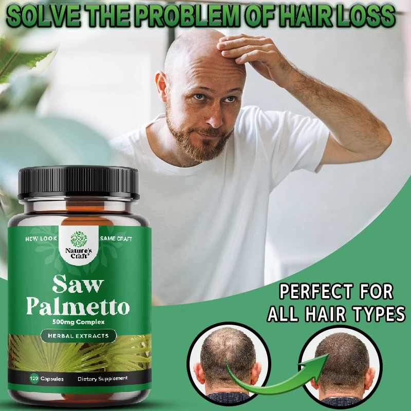 

Saw Palmetto Capsules, A Supplement To Enhance Hair Growth for Men and Women
