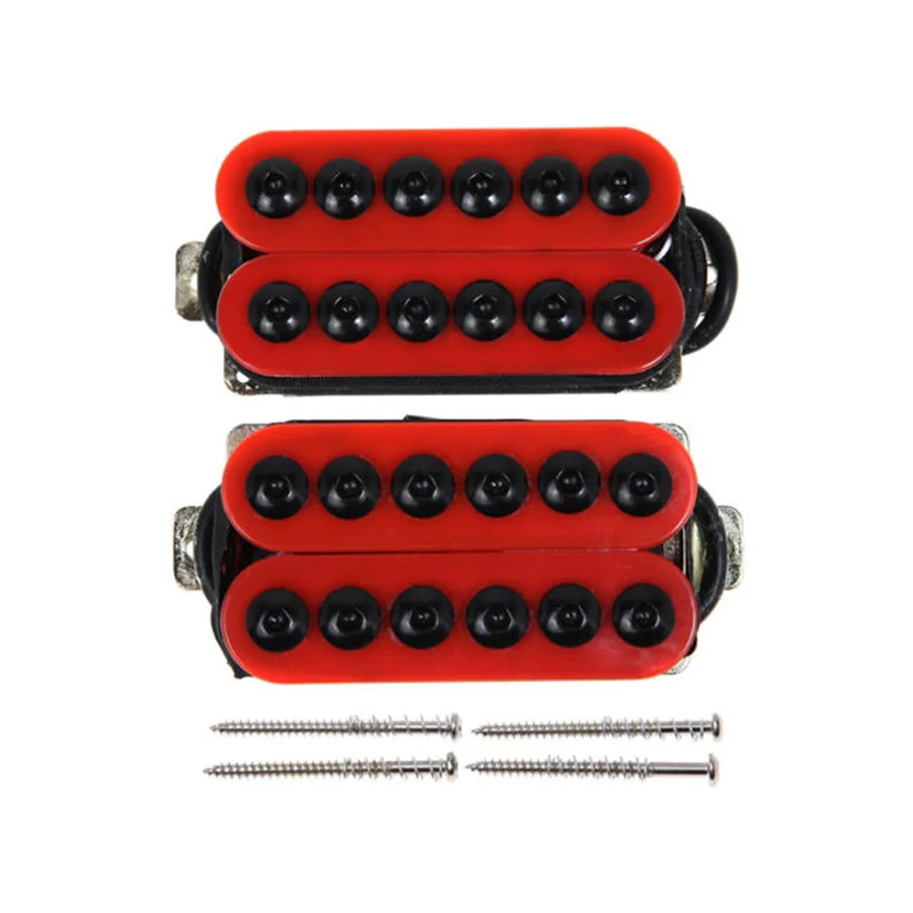 

2PCS/Set Guitar Pickup Easy to Install Ferrite Professional High Sound Quality Guitar Electric Transducer Electric Guitar Pickup