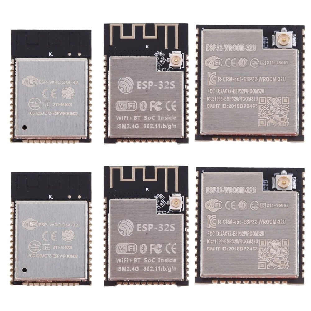 ESP-WROOM-32 ESP32/ESP32S/ESP32U модуль WiFi Bluetooth сверхнизкое энергопотребление двухъядерный процессор электронный модуль датчика Холла ESP-WROOM-32 ESP32/ESP32S/ESP32U модуль WiFi Bluetooth сверхнизкое энергопотребление двухъядерный процессор электронный модуль датчика Холла