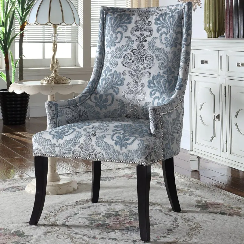 

Лучшая мебель, тканевый стул для гостиной с украшением в виде Одри