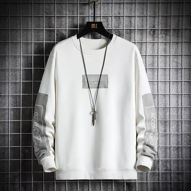 

with Letter Sweatshirt New Spring Hip Hop Pullover Sports Top Male Hooded Sweatshirt Hoodies Long Sleeve Casual Printing