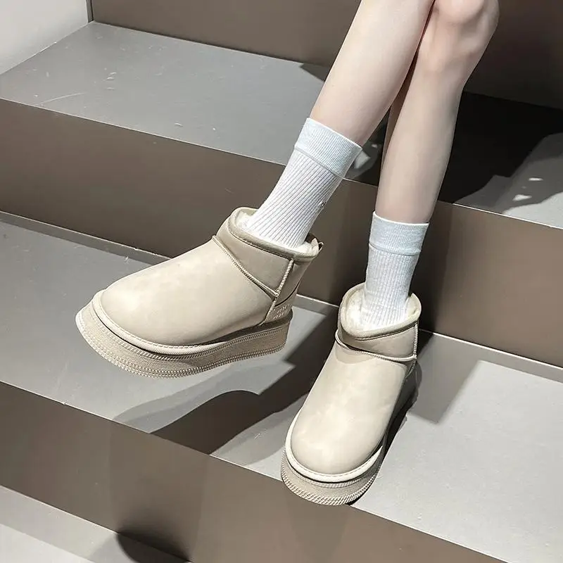 Женские ботинки австралийская зимняя обувь для женщин женские зимние 2024 кожаные