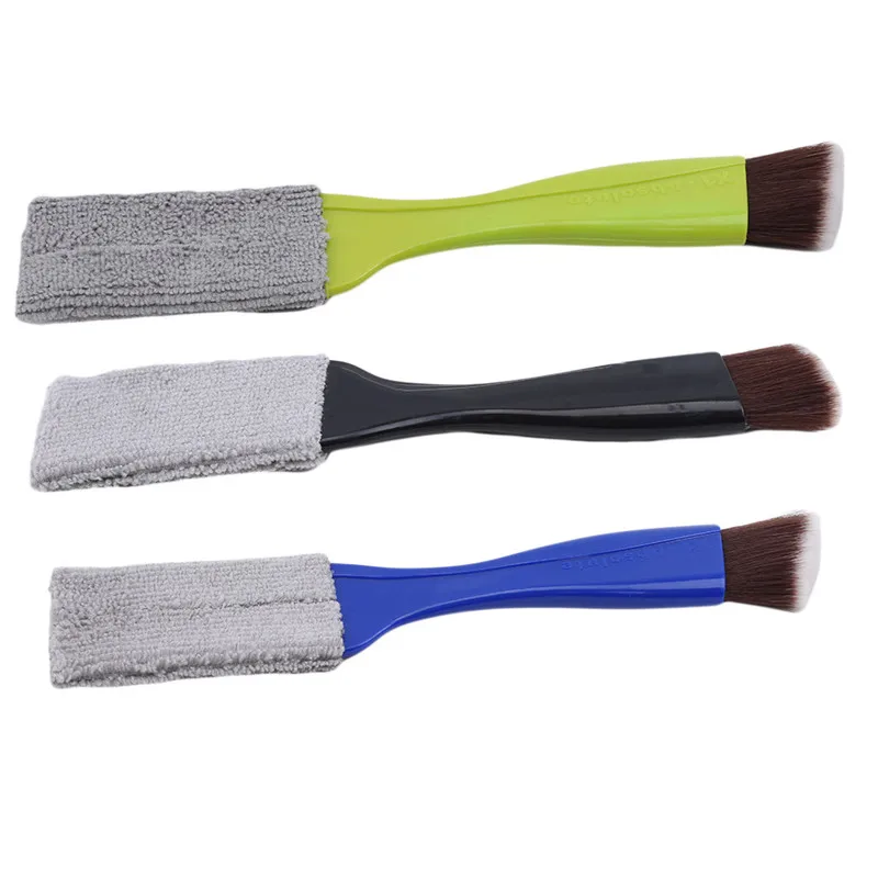 

Car Air Conditioning Outlet Cleaning Brush Soft Dust Sponge Brush Multifunction Car Interior Cleaning Tools