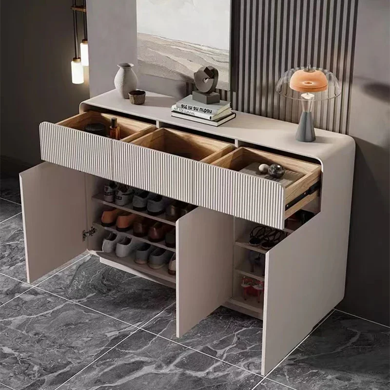 Ящик для хранения шкаф гостиной обувная кладовая твердая древесина витрина кофе