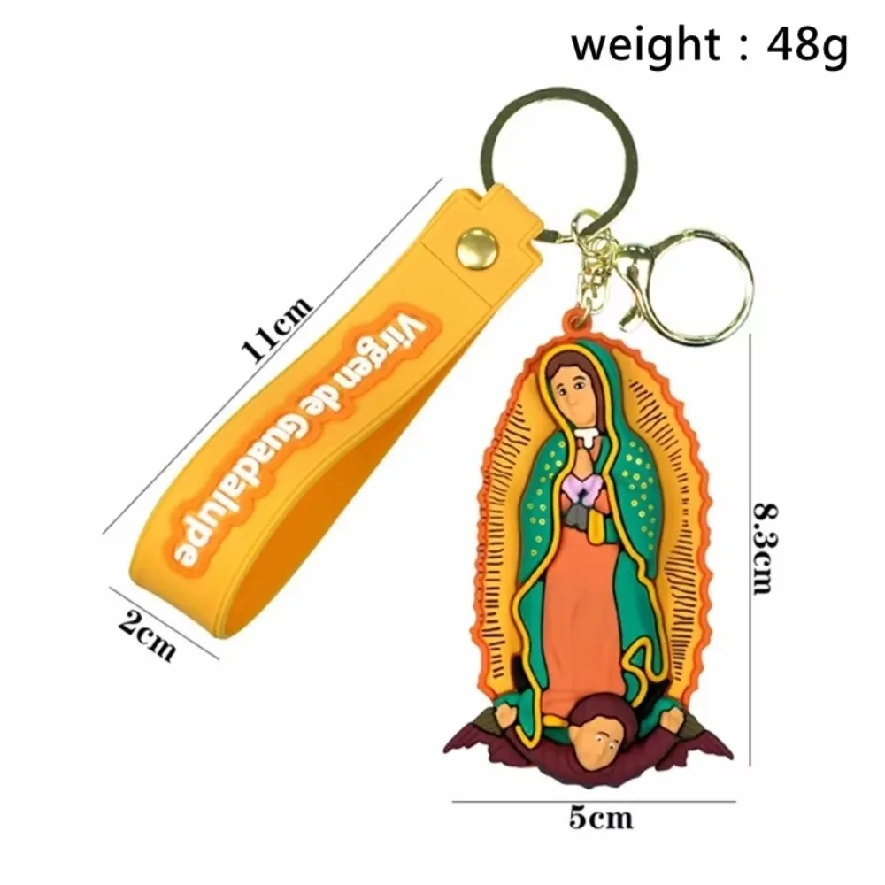 Новая милая кукла Иисус брелок матрешка Дева Мария автомобиль силиконовая